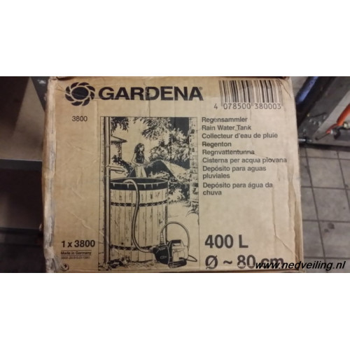 Gardena regenton 1 stuks 400 ltr  rond 80 cm 