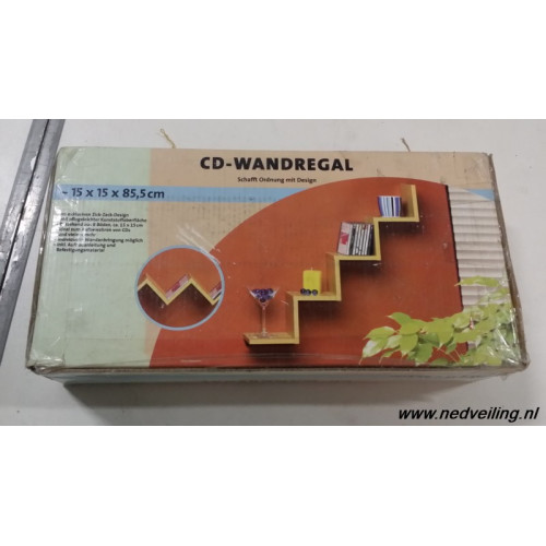 Wandplank  trapmodel 1 stuks 15x15x5.5