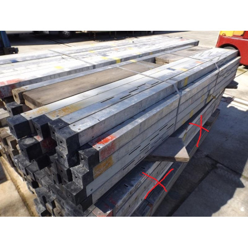 aluminium metselprofielen 240 en 280cm (95x)