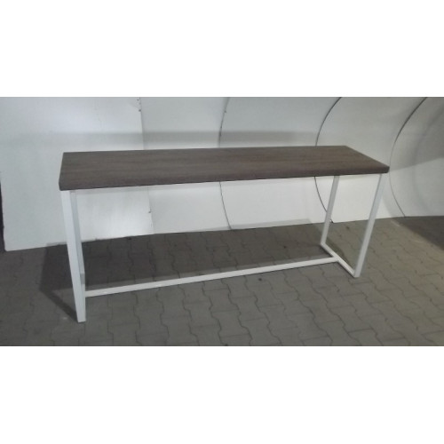 Presentatie tafel, metalen frame, 180x45x80cm