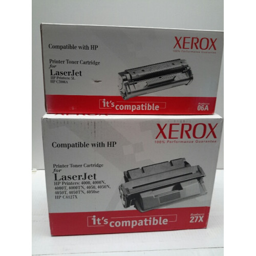 XEROX LaserJet HP C3906A + HP C4127X 