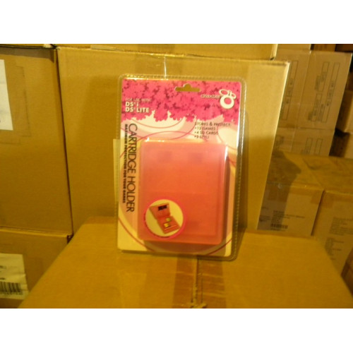 Opslag houder, voor NINTENDO DS i / DS Lite, roze, 80 stuks