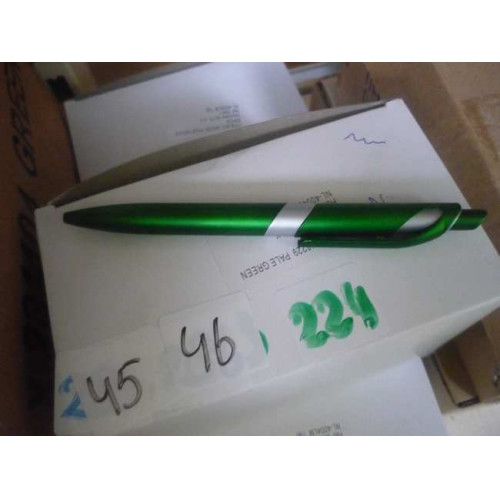 Luxe groenen pennen 100 stuks