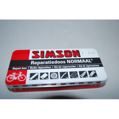 Simpson reparatiedoosje voor fietsen, compleet