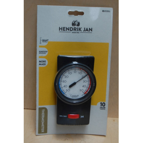 Hendrik jan Thermometer kunststof mini-maxi 
