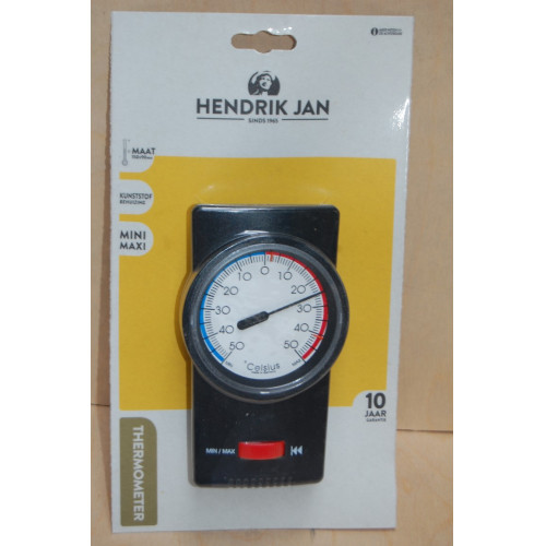 Hendrik jan Thermometer kunststof mini maxi