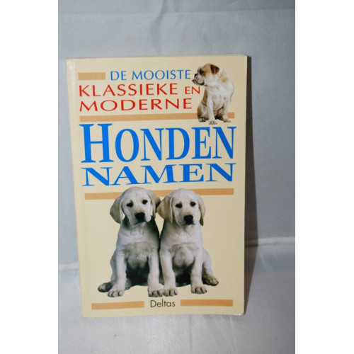 Boekje met honden namen