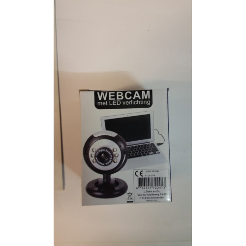 Webcam met verlichting  1 stuks