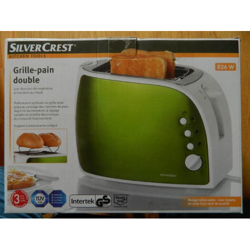 Silvercrest Toaster met dubbele sleuf , met ontdooi en opwarmfunctie