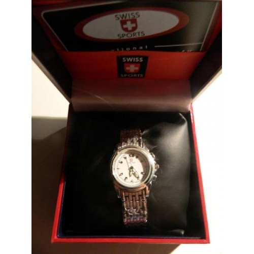 Swiss Sport Dames Horloge in doosje (batt. kan leeg zijn)