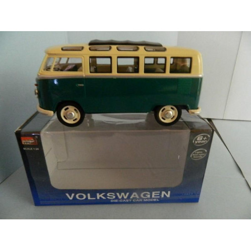 VW Bus Metaal Collectorsitem +/-  16 x 9 cm