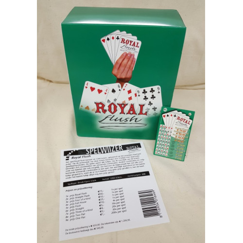 Royall Flush break open poker gokspel, adviesprijs 59,00 euro