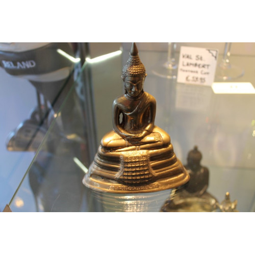 Messing beeld, 17cm, Thaise Buddha