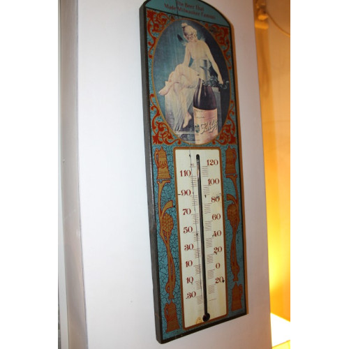 Thermometer, hout, 58cm