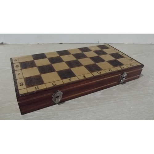 Luxe schaakset, hout, 5 stuks