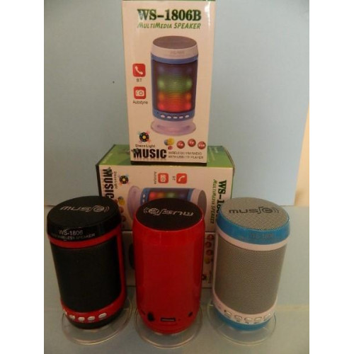Cilinder Speaker Met Blue Tooth voor: usb stick-sd kaart-fm radio-accu oplaadbaar