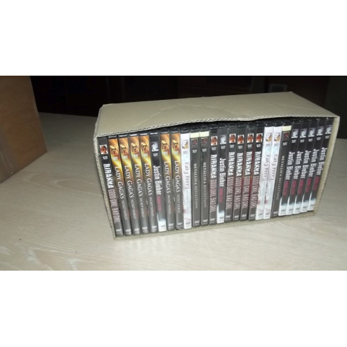 Muziek DVD's, mix, 25 stuks 