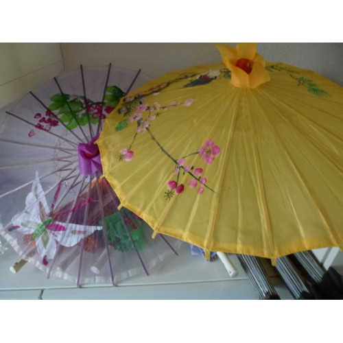 Decoratieve parasols 9 stuks