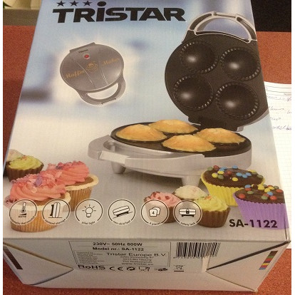 Tristar cupcake of muffin maker SA1122  6 stuks