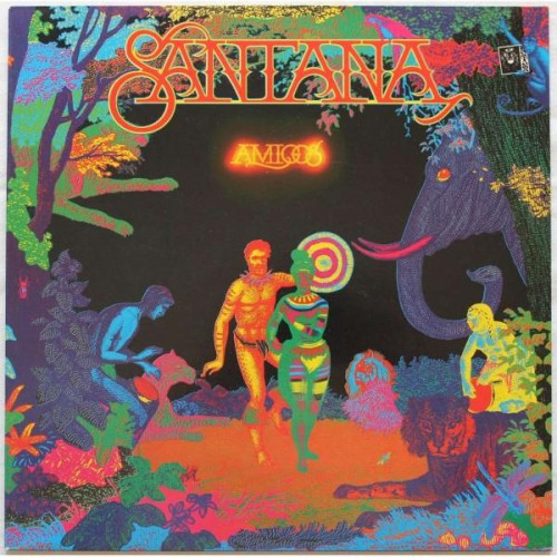 4 X LP`S  Santana Amigos 76 - Santana Greatest Hits 74 - Floaters 77 - Deep Purple Come Tast The Band 77 ( zie foto`s )
