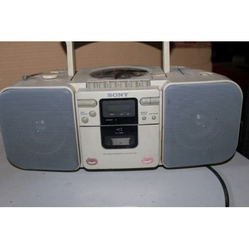 SONY CFD-20L cd radio cassette-corder beige
