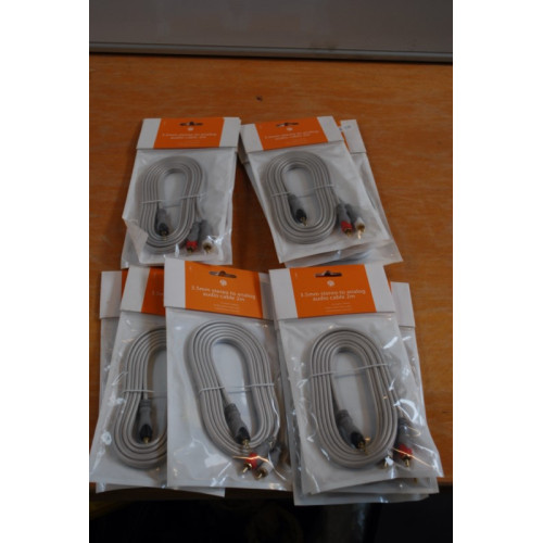 10x stereo to analoge kabel,