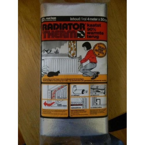 Rol Radiator Isolatiefolie  4 mtr x 0.50 cm