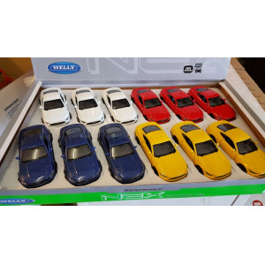 Modelauto 2015 Ford mustang GT 1 display a 12 stuks