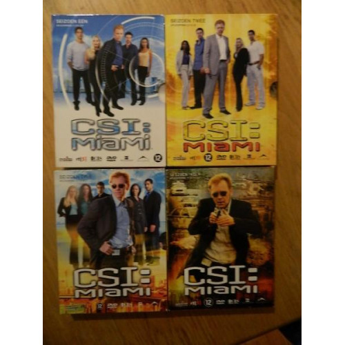 CSI Miami Dvd`s seizoen 1 - 2 - 3 - 4