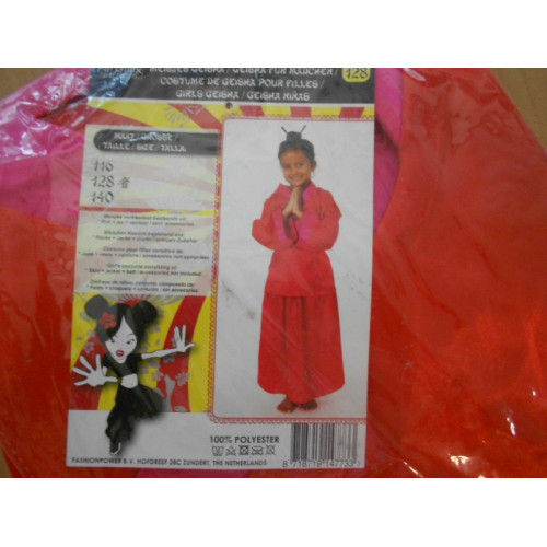 verkleed geisha maat 128