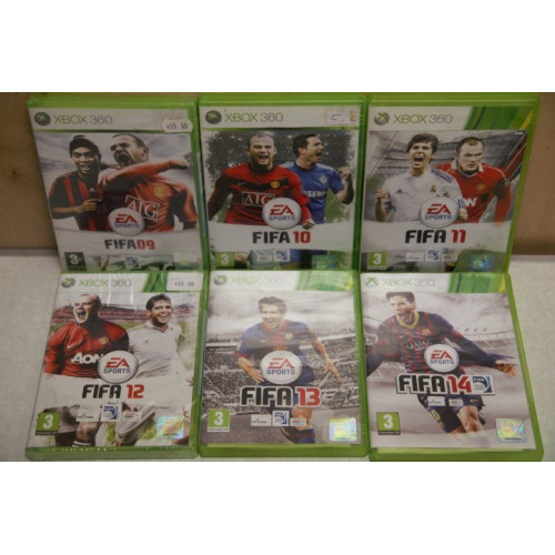 Xbox 360 spellen Voetbal 6 stuks