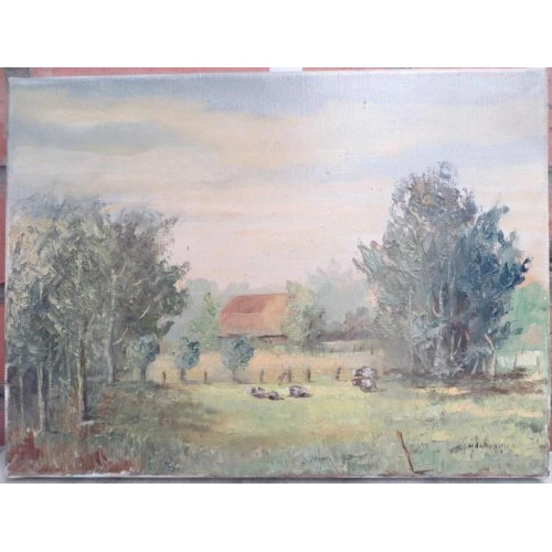 Schilderij Olieverf op doek 40 x 30 cm, M.Anthonissen	