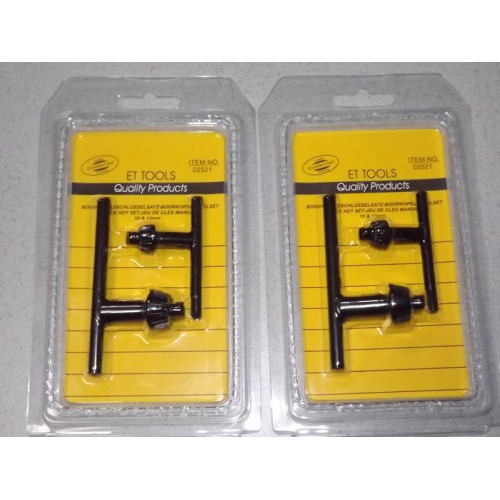 boormachine sleutel sets (2x)