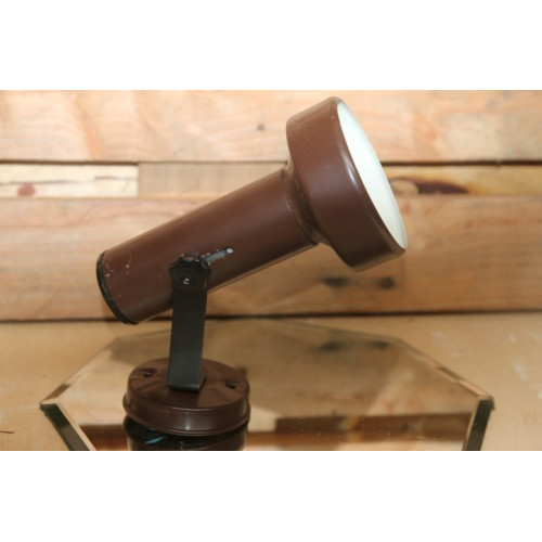 Vintage lamp bruin metaal