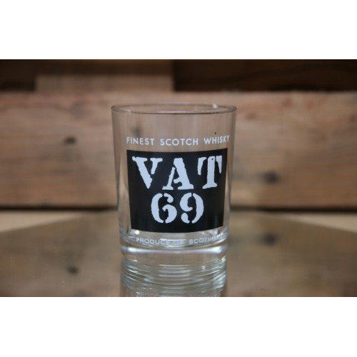 VAT 69 Finest scotch wiskey Glas