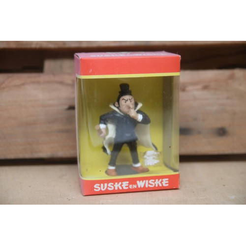Zeldzaam Suske en wiske beeldje van Krimson in originele verpakking