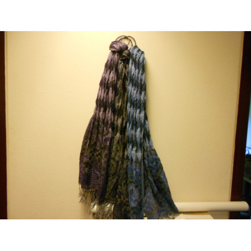 24 grote modieuze shawls, div kleuren