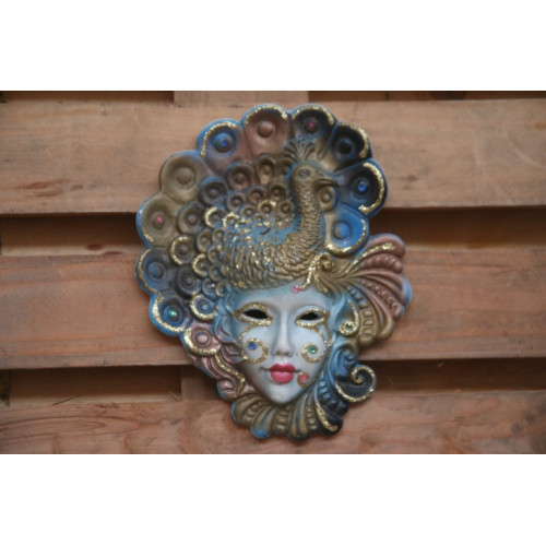 aardewerk Masker uit italie gestempeld