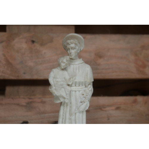 Heilige beeldje uit italie man met kind