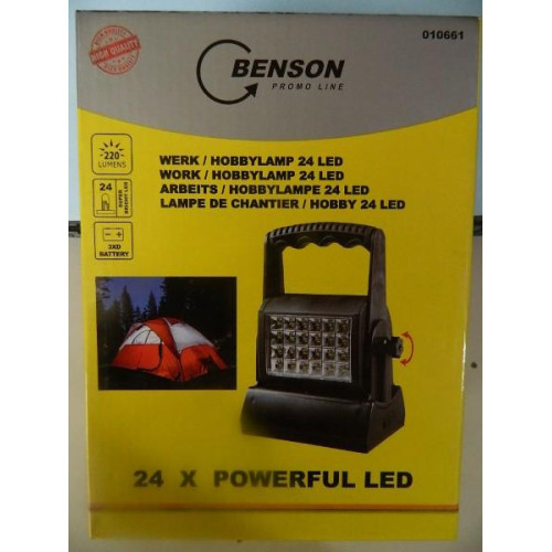 Benson Werk / Hobbylamp 24 Led Oplaadbaar