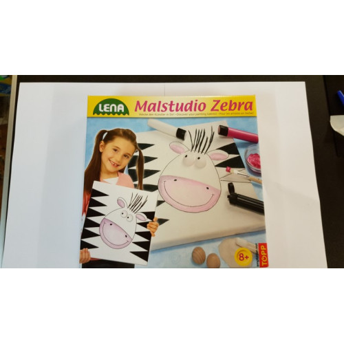 LENA schilder en maak je eigen Zebra verpakking b keus 2 stuks