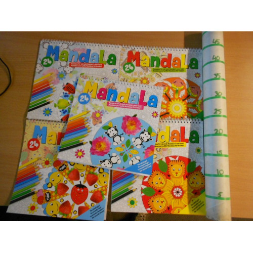 5 verschillende madala kleurboeken, kleuren voor de groteren