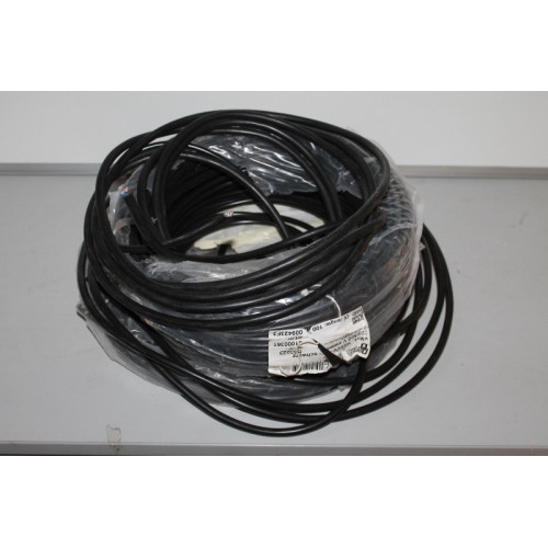 VmvL Zwarte Kabel 300/500V 1 mm2 +/- 75 mtr