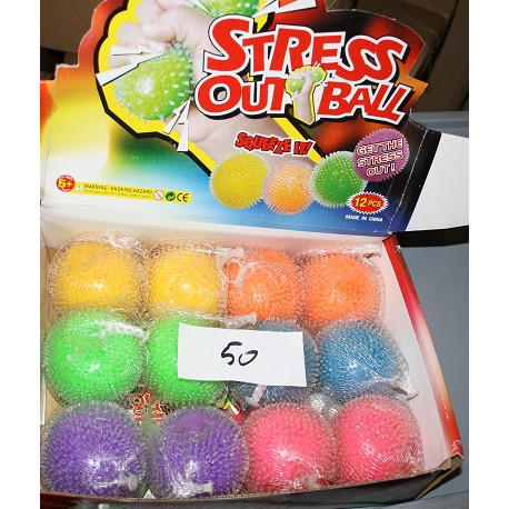 Stressballen showdoos met 12 stuks