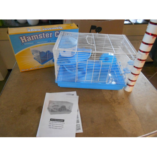 1 hamster kooi blauw
