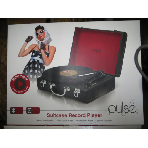 Suitcase record player