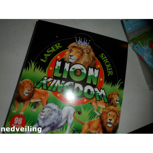 48x Lion Kingdom Laser stickers 