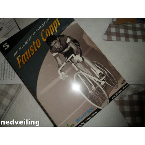 10x dvd met De mooiste momenten van Fausto Coppi