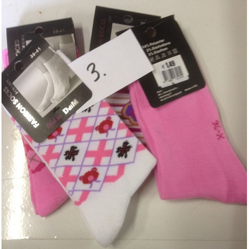 Dames sokken retour uit verkoop 4 paar