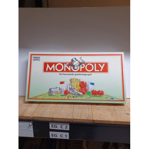 Spel monopoly aantal 1 stuks.